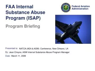 FAA Internal Substance Abuse Program (ISAP)