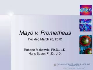 Mayo v. Prometheus Decided March 20, 2012