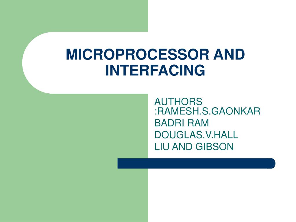 PPT - MICROPROCESSOR AND INTERFACING PowerPoint Presentation, free ...