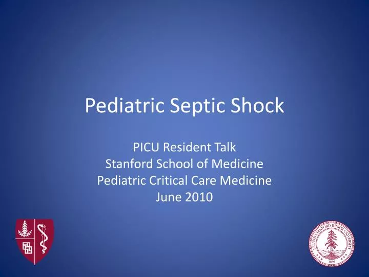 pediatric septic shock