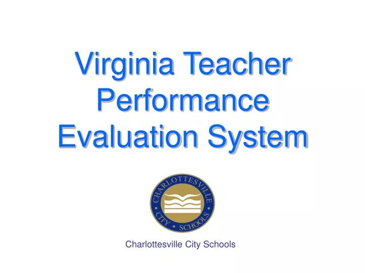 virginia teacher performance evaluation system