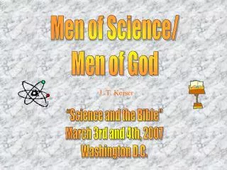 Men of Science/ Men of God
