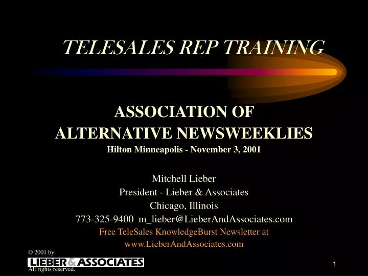 telesales rep training