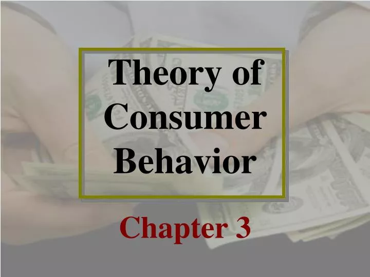 theory of consumer behavior