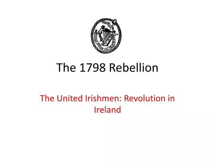 the 1798 rebellion