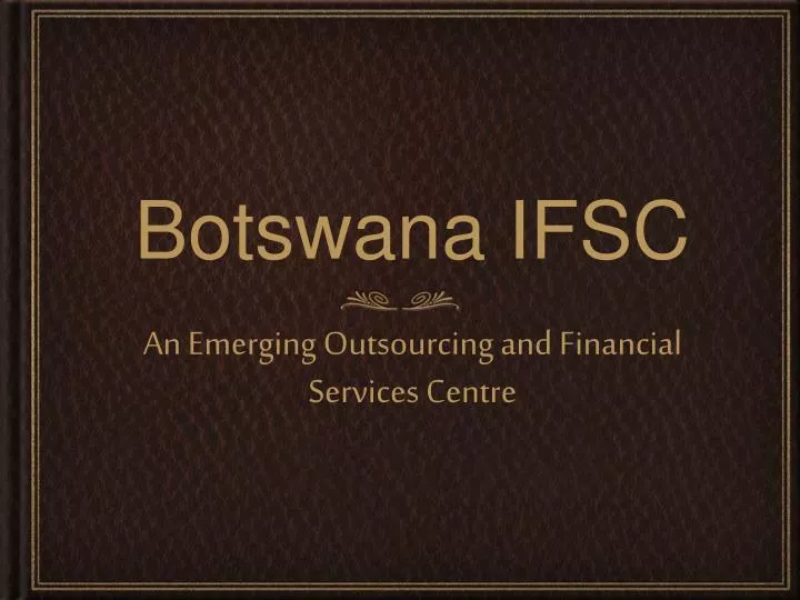 botswana ifsc