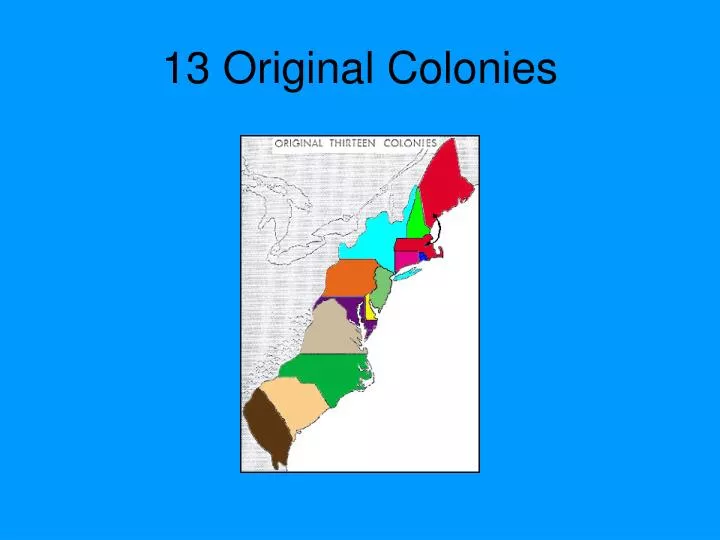 13 original colonies