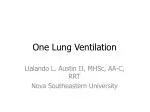 One Lung Ventilation