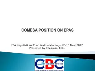 COMESA POSITION ON EPAS