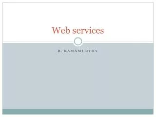 Web services