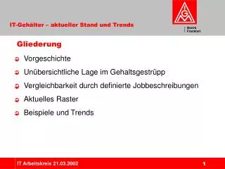 gliederung
