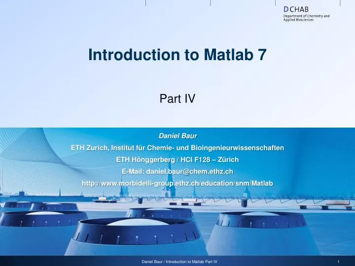 introduction to matlab 7