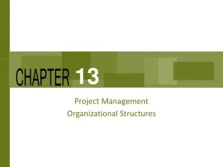 project management organizational structures