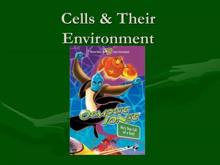 cells their environment