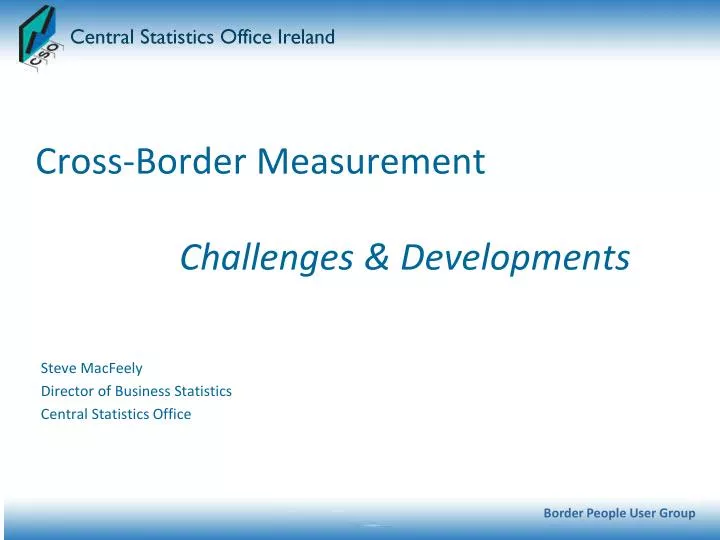 cross border measurement challenges developments