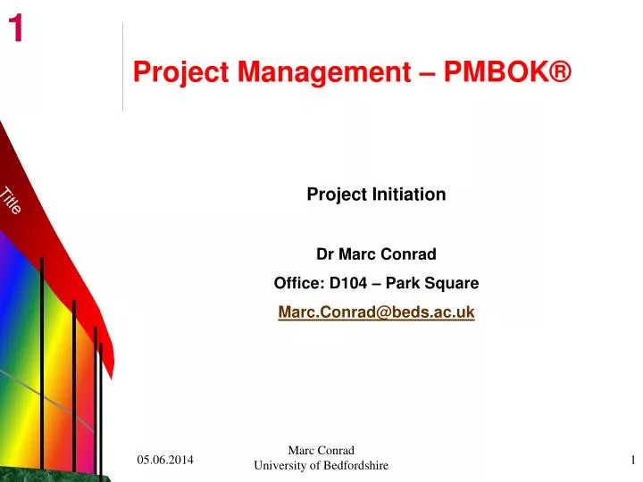 project management pmbok