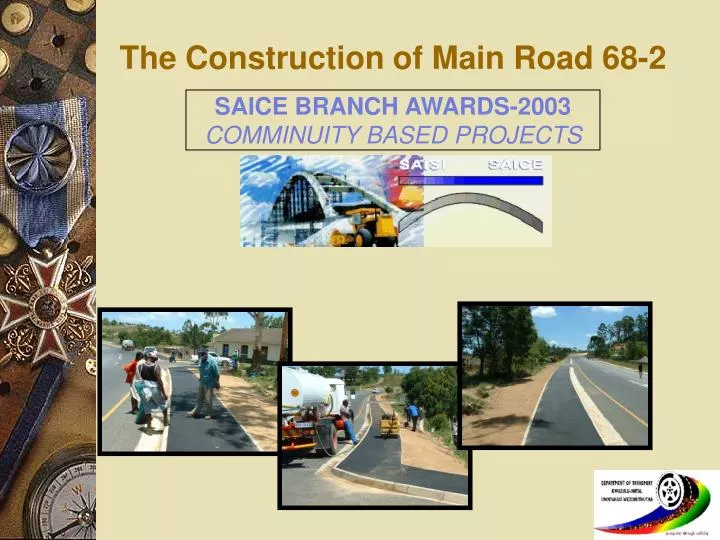 the construction of main road 68 2