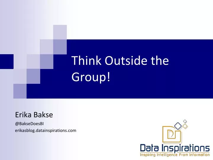 think outside the group