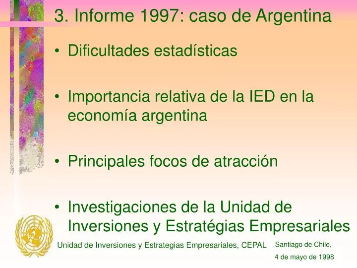 3 informe 1997 caso de argentina
