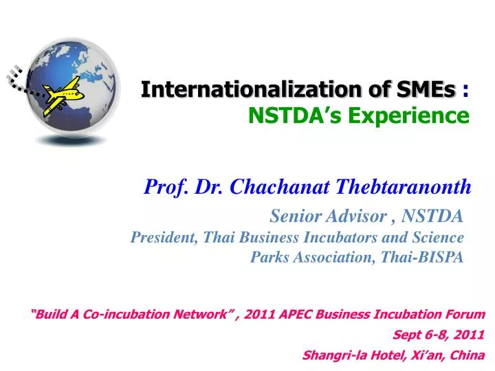 internationalization of smes nstda s experience