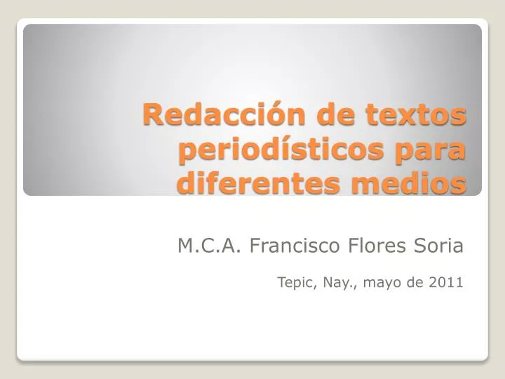 redacci n de textos period sticos para diferentes medios