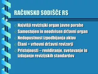 ra unsko sodi e rs