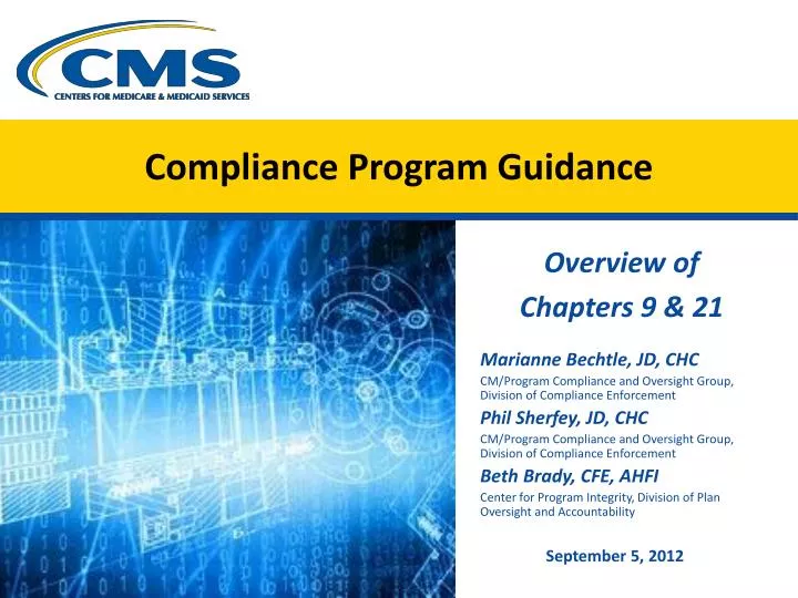 compliance program guidance