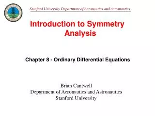 Introduction to Symmetry Analysis