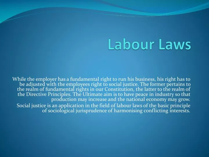 labour laws