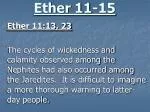 Ether 11-15 - slide 1