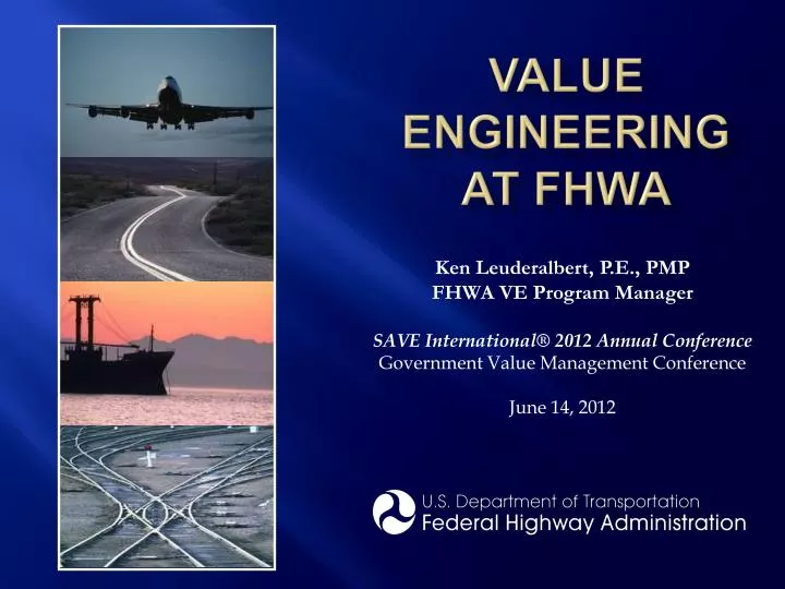 value engineering at fhwa