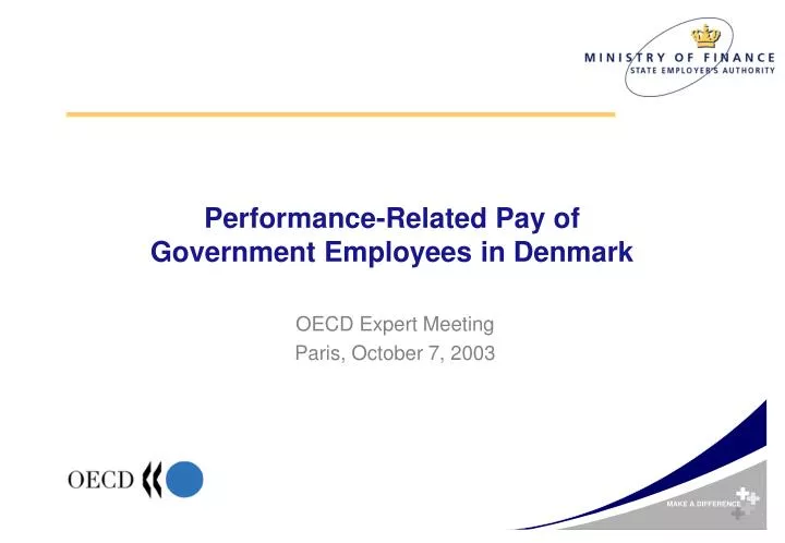 performance related pay of government employees in denmark