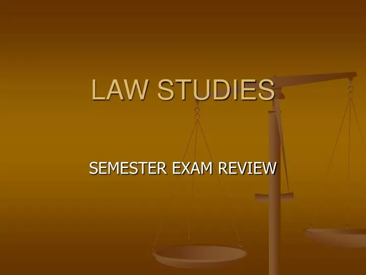 law studies
