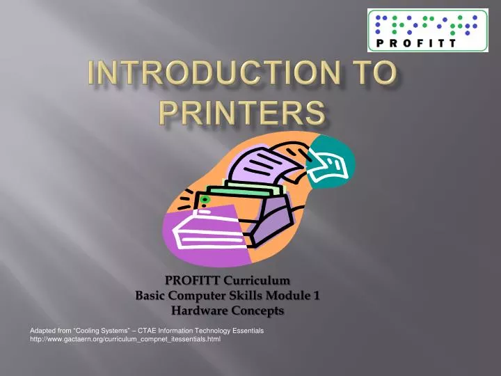 introduction to printers