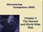 Chapter 2 The Internet and World Wide Web