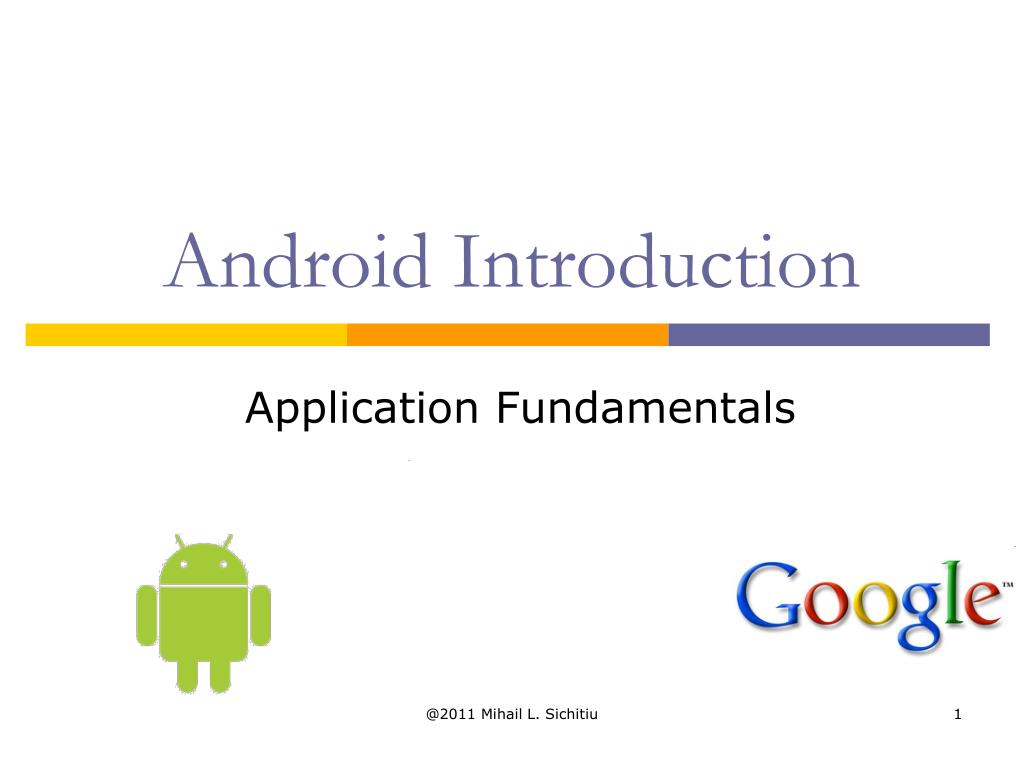 PPT - Android Introduction PowerPoint Presentation, free download - ID ...