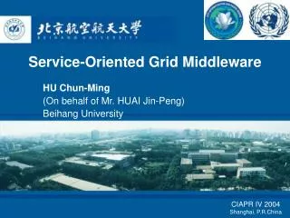 Service-Oriented Grid Middleware