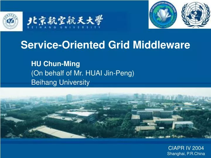service oriented grid middleware
