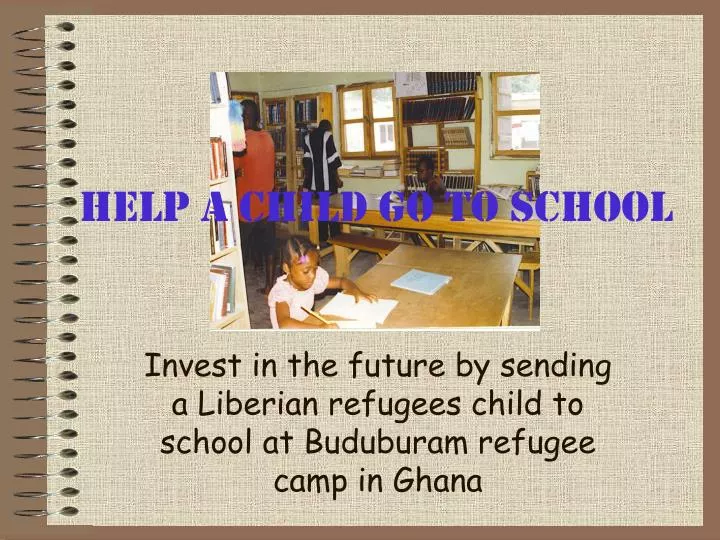 help a child go to school