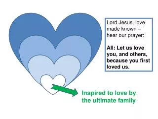 Inspired to love by the ultimate family