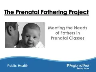 The Prenatal Fathering Project