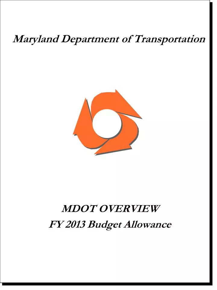 maryland department of transportation