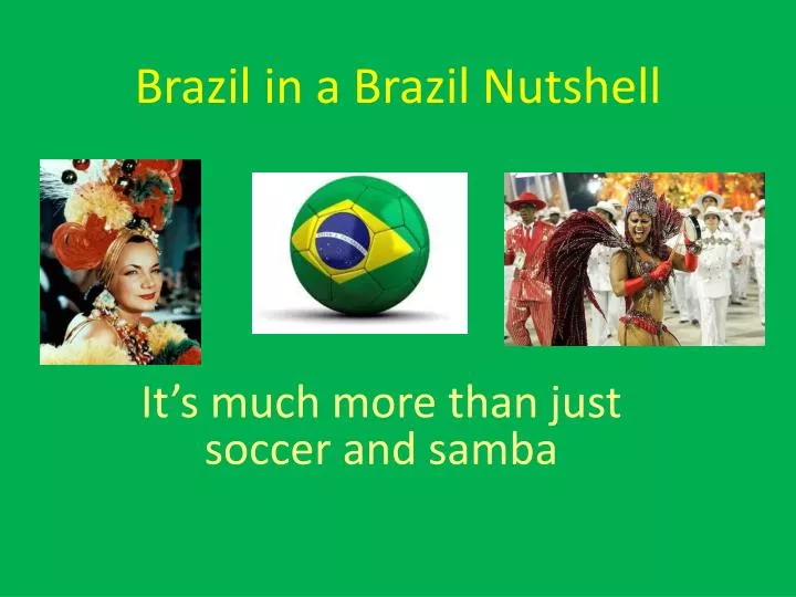 brazil in a brazil nutshell