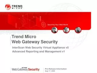 Trend Micro Web Gateway Security