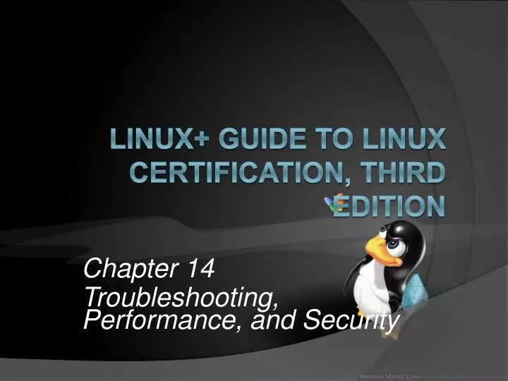 chapter 14 troubleshooting performance and security