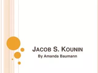 Jacob S. Kounin