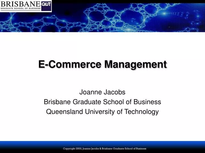 e commerce management