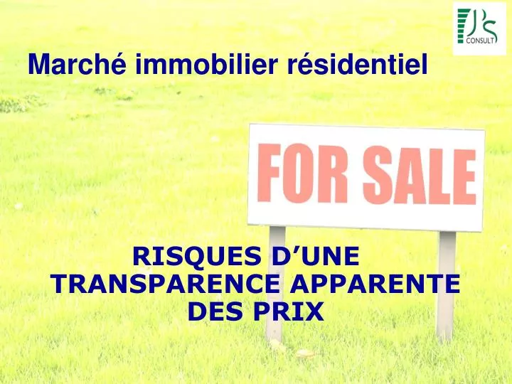 march immobilier r sidentiel