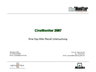 eine day after recall untersuchung