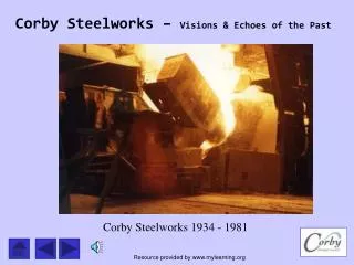 Corby Steelworks 1934 - 1981